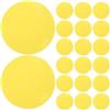 VILLFUL Pellicola Adesiva Filtro Luce Calda Gialla per Lampade LED 30 Pezzi, Materiale Pet Rotondo, Uso per Faretti in Studi Fotografici e Camere da Letto