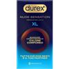 RECKITT BENCKISER H.(IT.) SpA Durex Nude Sensation XL | Preservativi Senza Lattice Ultra Sottili Vestibilità Ampia | 6 Profilattici
