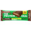 ENERVIT SpA Enervit The Protein Deal Protein Bar Crunchy Milk Choco Hazelnut | Barretta Proteica Low Sugar | 33 g