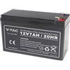 V-TAC BATTERIA AL PIOMBO 12V 7AH T2 VT-7-12-LED23467