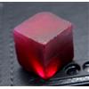 Naturale Rosso Rubino Sud Africano 130 KT Cubo Taglio Grezzo Certificato Loose