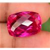 Gemsmyriad Naturale Rosso Rosa Rubellite Tormalina 16.30Ct Certificato Cuscino Dama Gemma