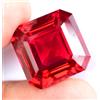 Gemsmyriad 32.80 CT Naturale Mozambico Sangue Rosso Rubino Certificato con Smeraldo Gemma