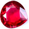 Gemsmyriad 20.90 CT Naturale Mozambico Sangue Rosso Rubino Certificato Fantastico Pera Cut