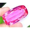 Gemsmyriad Naturale Mogok Rosa Rubino 156.55 Cuscino CT Taglio Certificato Gigantesco Loose