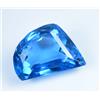 Gemsmyriad Fantastico Naturale Blu Indicolite Tormalina 22.75 KT Certificato Loose Gemma