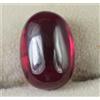 Burma Rosso Rubino 22.85 CT Naturale Ovale Cabochon Loose Gemma Certificato C178