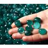 Decorato Cabochon Miste 500 KT Colombiano Verde Smeraldo Naturale Gemma Lotto