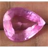 Rosa Rubino 8.65 KT / 13 MM Naturale Pera Gemma Certificato C4370 W