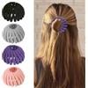 Aokid 4 pezzi Fermagli per capelli a nido d'uccello, espandibili, creatore di chignon, accessori per capelli per donne, fermaglio per capelli a crocchia, porta-coda di cavallo, fermaglio per capelli a