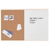 Bi-Office Lavagna Combinata Con Due Superficie Sughero e Magnetica Cancellabile A Secco, Cornice in Legno, 90 x 60 cm