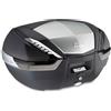 GIVI BAULETTO VALIGIA GIVI V47NT TECH CON FINITURA IN ALLUMINIO E CATADIOTTRI FUMÈ
