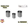 Brakemasters Honda FES150 5 Pantheon 2005 Pinza Freno Anteriore Acciaio Inox Set Pistone