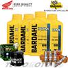 BARDAHL - HIFLO - NGK Tagliando HONDA Hornet 600-S 2004 2005 Kit Olio Bardahl XTM 10W40 Filtro Candele