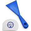 Erre4M Spatola pizza, Spatola rigida triangolare per pizza in polimero antiurto con tarocco da cucina in omaggio dimensioni totali 10x23,5 cm