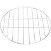 BESTONZON Griglia rotonda in acciaio inox per torte, griglia di raffreddamento per biscotti, arrosti, torte, affumicare, grigliare, raffreddare, 25 cm