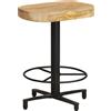 vidaXL Sgabello da bar 2 pezzi 52 cm in legno massiccio di mango