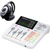 Rode Rodecaster Duo Station bianco con cuffie