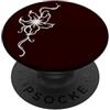 Ornamental Floral Art Line Art Tatuaggio Stile Fiore Orchidea PopSockets PopGrip Adesivo