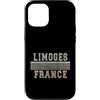 French born and France apparel Custodia per iPhone 12/12 Pro Retro Limoges Francia