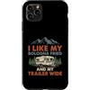Trailer Life Gift Designs Custodia per iPhone 11 Pro Max Mi piace la mia Bologna Fried e il mio trailer è molto divertente