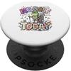 Fore Fun Designs Bored Frog Says No Golf Today, design colorato PopSockets PopGrip Adesivo