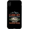 Trailer Life Gift Designs Custodia per iPhone XS Max Mi piace la mia Bologna Fried e il mio trailer è molto divertente