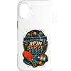 Jimbeels Custodia per iPhone 16 Plus Spin Serve Reset Tennistavolo