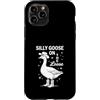 Funny Silly Goose Custodia per iPhone 11 Pro Oca stupida sul sciolto