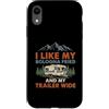Trailer Life Gift Designs Custodia per iPhone XR Mi piace la mia Bologna Fried e il mio trailer è molto divertente