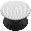 Art Pop Mobile Gallery Grafica Trasparenza Griglia Grigio Bianco A Scacchi PopSockets PopGrip Adesivo