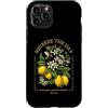 Vintage Citrus & Bee Co. Custodia per iPhone 11 Pro Squeeze The Day Vintage Lemon Bee Botanico Summer Fruit