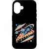 Cosmic Dreamer Design Custodia per iPhone 16 Laser Eyes Pizza Surfer Cat Retro Vaporwave Space