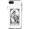 Mystic Fire Sign Apparel and Witchy Boho Custodia per iPhone SE (2020) / 7/8 Carta dei Tarocchi Vintage Zodiaco Leone Strega Celeste Astrologia