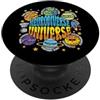 InGENIUS Camicie e regali per la consape Consapevolezza dell'autismo Universo neurodiverso Pianeti PopSockets PopGrip Adesivo