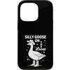 Funny Silly Goose Custodia per iPhone 13 Pro Oca stupida sul sciolto