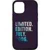 Birthday Gift Limited Edition July 2006 Custodia per iPhone 12/12 Pro Edizione Limitata Luglio 2006 Retro Vintage 2006