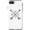 Fun Designs Custodia per iPhone SE (2020) / 7/8 Bussola frecce Nord Sud Est Ovest Avvent