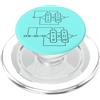 Composer Musician Orchestra Band Gifts Grafico delle formule di progressione degli accordi di teoria musicale classica Jazz PopSockets PopGrip per MagSafe