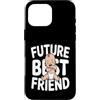 Cute Future Friend Baby Brother Custodia per iPhone 16 Pro Max Futuro migliore amico carino baby shower annuncio