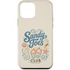 Coral Wave Studio Custodia per iPhone 12 mini Sandy Toes Club Beach Infradito