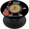 Rocking Compass Outfit Bella bussola da campeggio con chitarra e amplificatore costume PopSockets PopGrip Adesivo