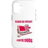 Retro Tech Humor & Vintage Computer Gift Custodia per iPhone 16 1900s Divertente Tech Retro Computer Umorismo