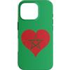 Ptera: Cool Morocco Flag For Proud Moroc Custodia per iPhone 16 Pro Bandiera Marocco Vintage per Orgogliosi Tifosi Marocchini