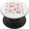 Coquette Aesthetic Bow Ribbon Soft Pink Carino Fiocco Rosa Fiocco Coquette Fiori Daisy Floreale Girly PopSockets PopGrip Adesivo