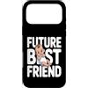 Cute Future Friend Baby Brother Custodia per iPhone 17 Pro Max Futuro migliore amico carino baby shower annuncio