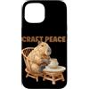 Pottery Capybara Outfit Custodia per iPhone 15 Funny Craft Peace Capybara con Potter Hobby