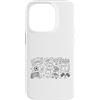Soccer Doodle Art Custodia per iPhone 14 Pro Calcio Calcio Giorno Doodle Giocatore Fan
