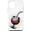 Red Wine Lover Drinking Gifts Custodia per iPhone 12/12 Pro Wine Connoisseur Sommelier Wine Tasting Expert