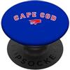 Bay State Boston Cape Cod Boston Massachusetts Baseball Logo Abbigliamento PopSockets PopGrip Adesivo